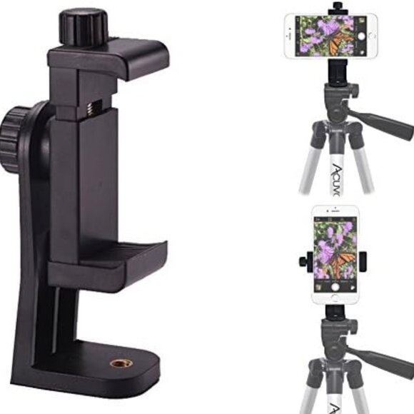 Acuvar Premium Smartphone Holder/Vertical and Horizontal Tripod Mount Adapter - Picture 7 of 7